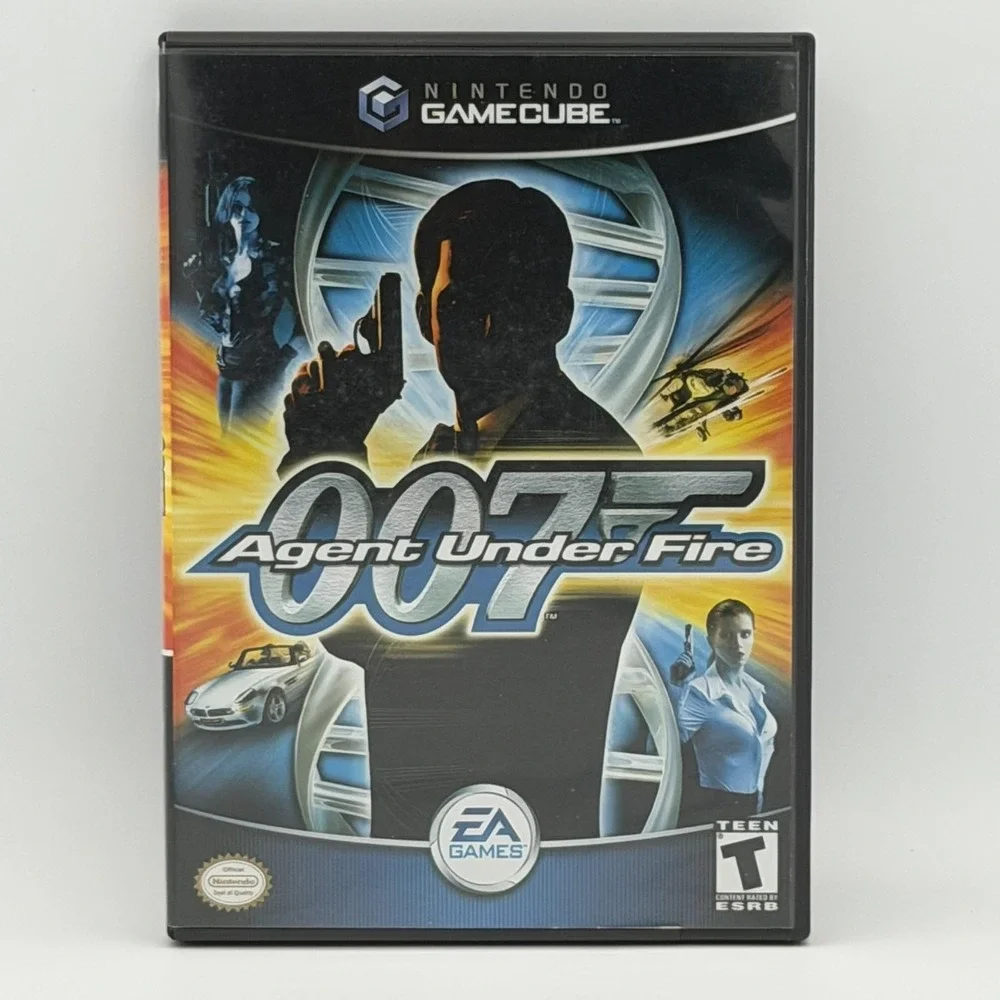 007 Agent Under Fire Nintendo GameCube Complete CIB EA 2002 NTSC-UC T James Bond